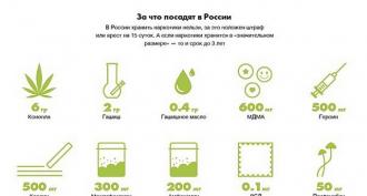 Cadre législatif de la résolution du gouvernement de la Fédération de Russie sur la quantité de drogues