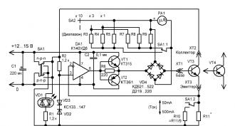 Circuits testeurs de transistors bipolaires
