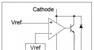 Microcircuit TL431 : schéma électrique et analogue du microcircuit